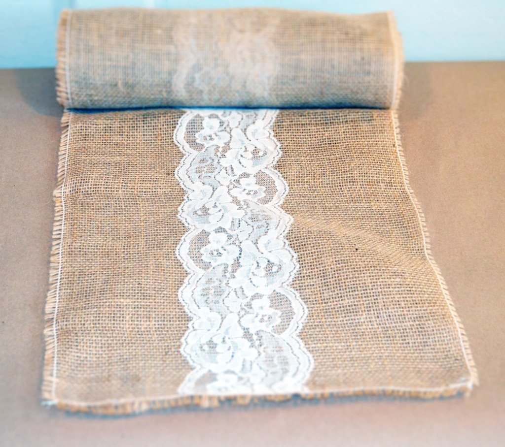 burlap and lace 