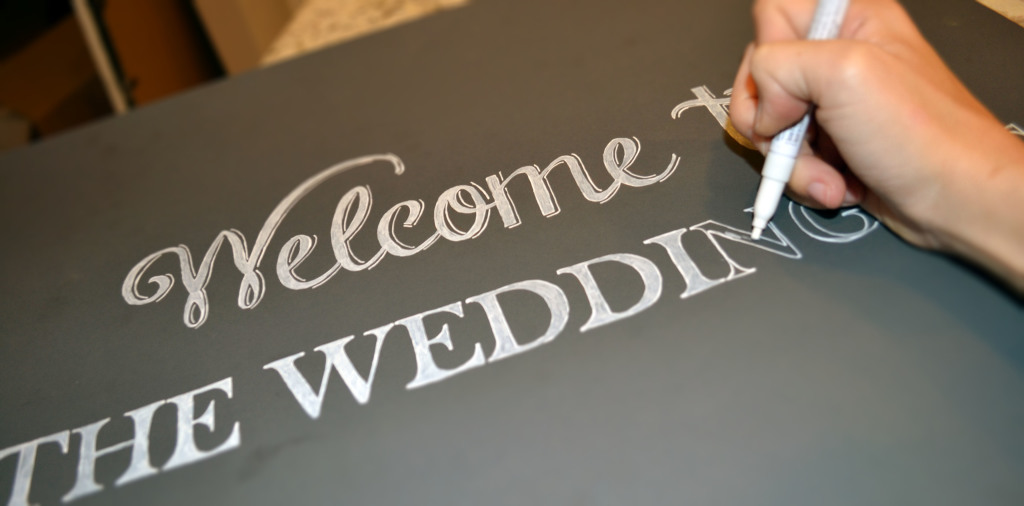 DIY Wedding Sign