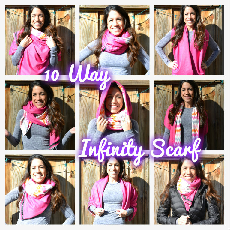 ways to wear a lululemon scarf
