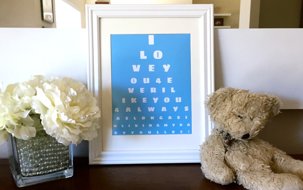 customized eye chart