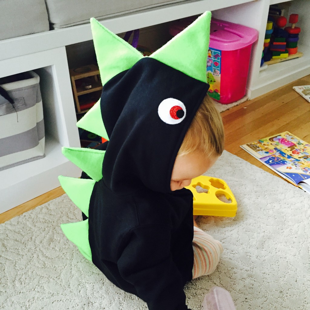 kid's dinosaur hoodie